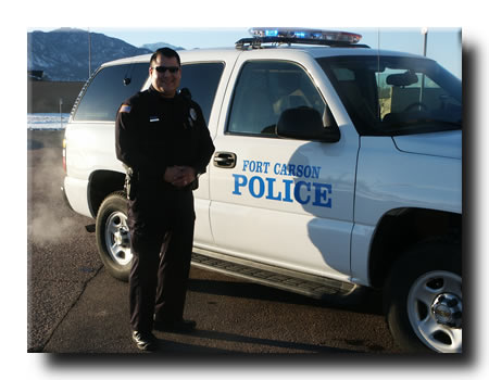 Barraza J. with Squad Car